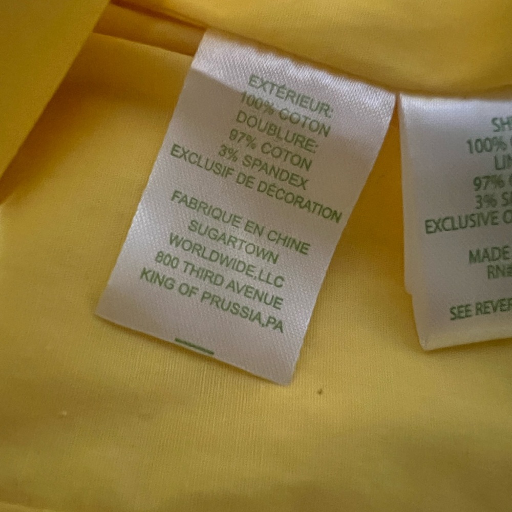 Lilly Pulitzer RAILEE Mini SHIFT DRESS St Tropez Yellow Size 2 Sleeveless Summer - Picture 11 of 15